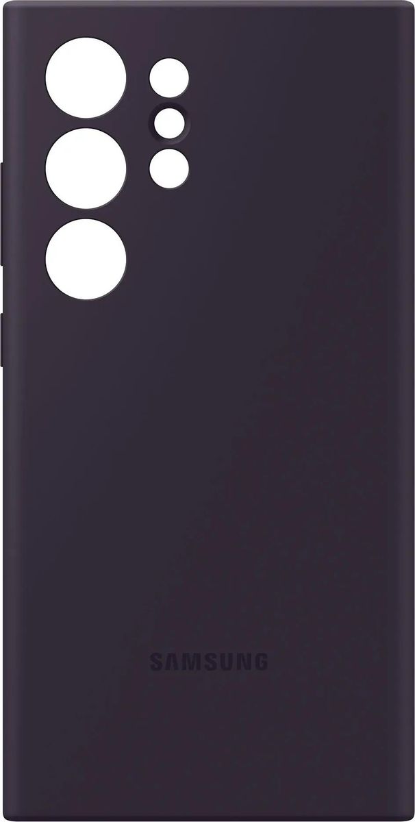 

Чехол-накладка Samsung Silicone Case для смартфона Samsung Galaxy S24 Ultra, силикон/микрофибра, темно-фиолетовый (EF-PS928TEEGRU)