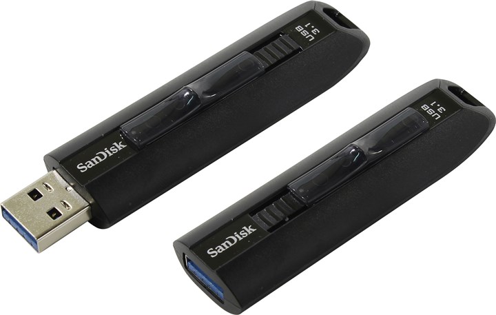 

Флешка 64Gb USB 3.1 Sandisk Extreme Go, черный (SDCZ800-064G-G46), Extreme Go