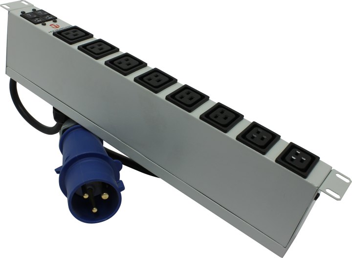 

Блок розеток (PDU) NT SOC 230.32A2-8С19-IEC309 G, 1U, кол-во розеток:8 (8xC19), 32А, серый, SOC 230.32A2-8С19-IEC309 G