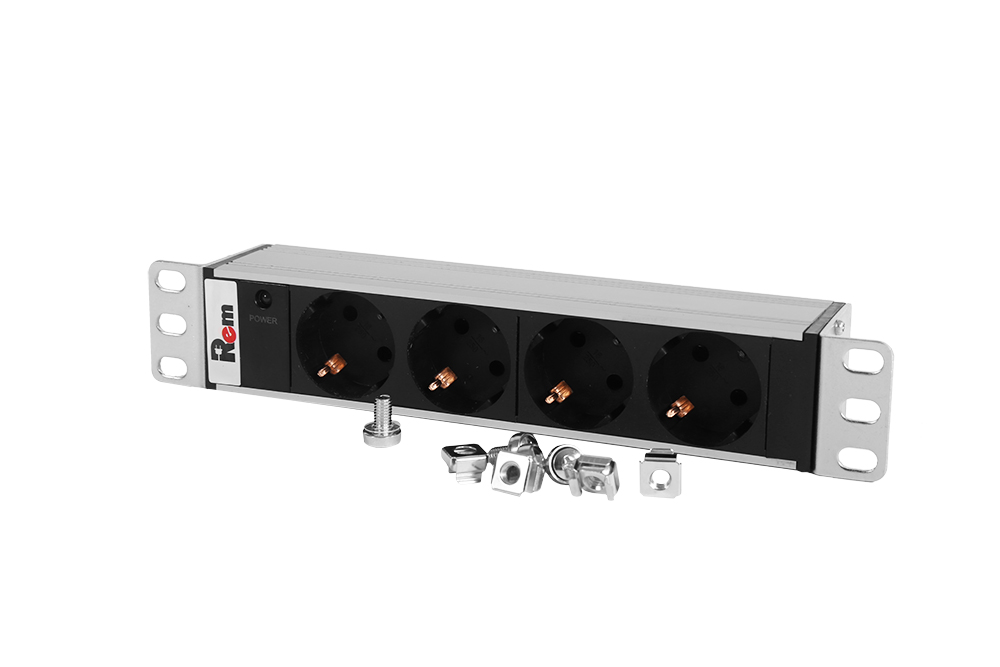 Блок розеток (PDU), кол-во розеток: 4, Rem R-10-4S-I-220-Z (30112227105)