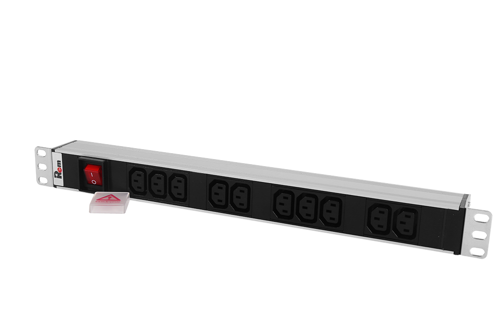 

Блок розеток (PDU) Rem R-10-10C13-V-440-Z, 1U, кол-во розеток:10 (10xC13), 10А, черный/серебристый (30112226903), R-10-10C13-V-440-Z