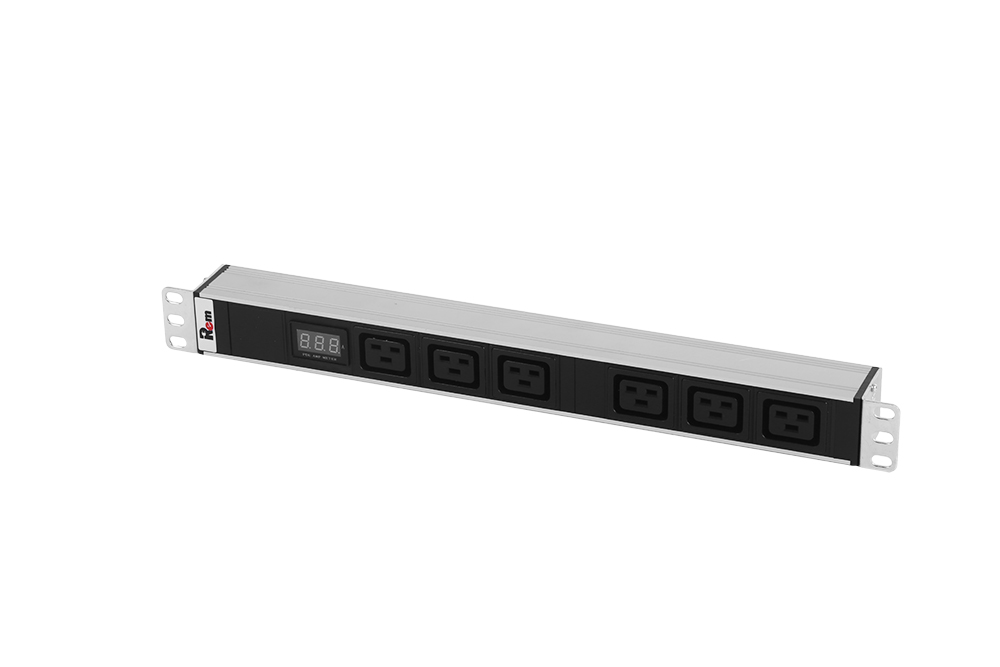 

Блок розеток (PDU) 1U, кол-во розеток: 6 (6xC19), 32А, черный/серебристый, Rem R-32-6C19-Am-440-K, R-32-6C19-Am-440-K