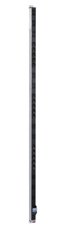 

Блок розеток (PDU) Rem R-16-15S-10C19-A-1820-K, 42U, кол-во розеток:25 (15xЕвро/10xC19), черный/серебристый (30112224309), R-16-15S-10C19-A-1820-K