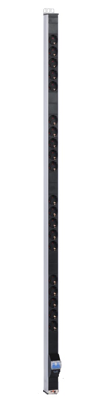 

Блок розеток (PDU) Rem R-16-20S-A-1420-K, 33U, кол-во розеток:20 (20xЕвро), 16А, черный/серебристый (30112224207), R-16-20S-A-1420-K