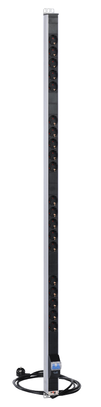 

Блок розеток (PDU) Rem R-16-20S-A-1420-3, 33U, кол-во розеток:20 (20xЕвро), 16А, черный/серебристый, кабель питания 3 м (30112224201), R-16-20S-A-1420-3