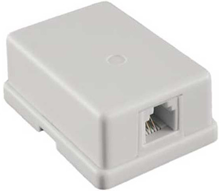 Розетка RJ-45 открытый монтаж, Exegate