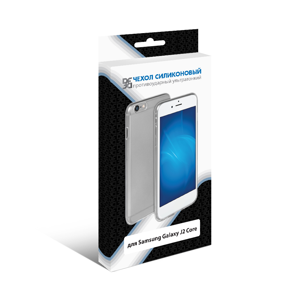 

Чехол DF для смартфона Samsung Galaxy J2 Core, силикон, супертонкий (sCase-68)
