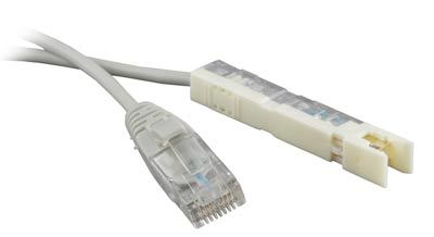 

Патч-корд UTP 1м, RJ45-110, серый, Lanmaster (LAN-45-P1-1M/0), LAN-45-P1-1M