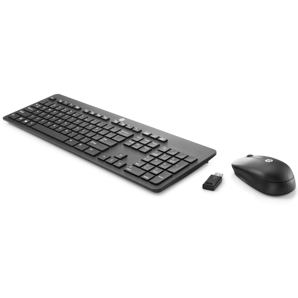 

Клавиатура + мышь HP Slim беспроводной, беспроводной, USB, черный (T6L04AA), Slim Wireless
