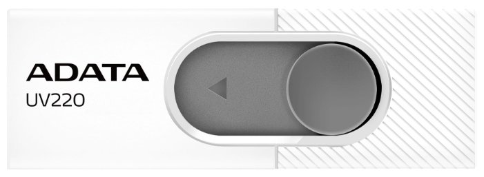 

Флешка 32Gb USB 2.0 ADATA UV220, белый/серый (AUV220-32G-RWHGY), UV220