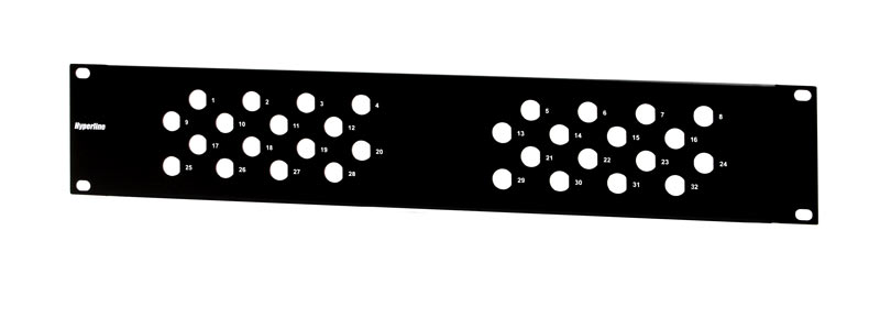 

Патч-панель в шкаф 19" 2U, порты: 32, черный, PPBL-BNC-19-32BNC, Hyperline, PPBL-BNC-19-32BNC