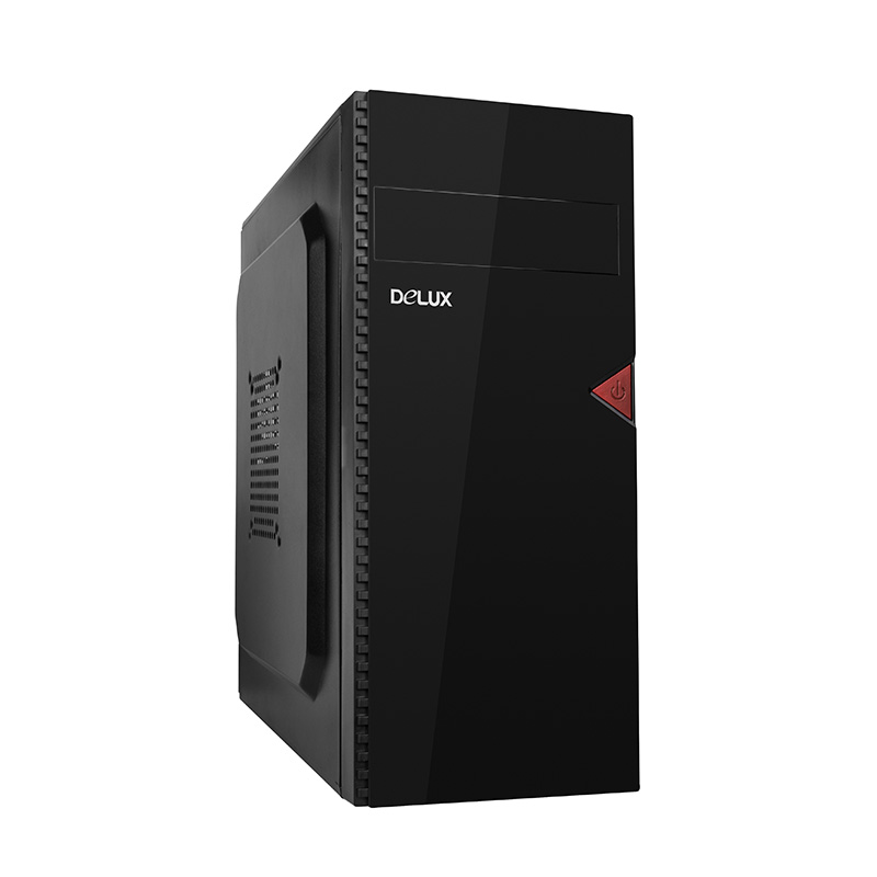 

Корпус Delux DW603, ATX, Midi-Tower, черный, без БП, DW603