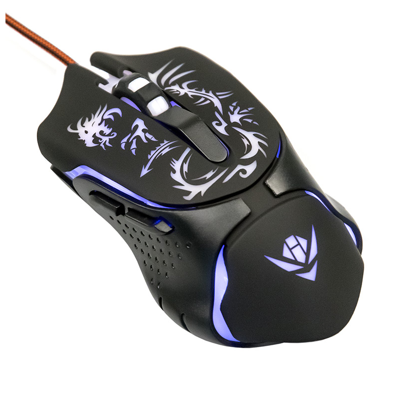 

Мышь проводная Nakatomi MOG-25U, 2400dpi, оптическая светодиодная, USB, черный (MOG-25U), MOG-25U