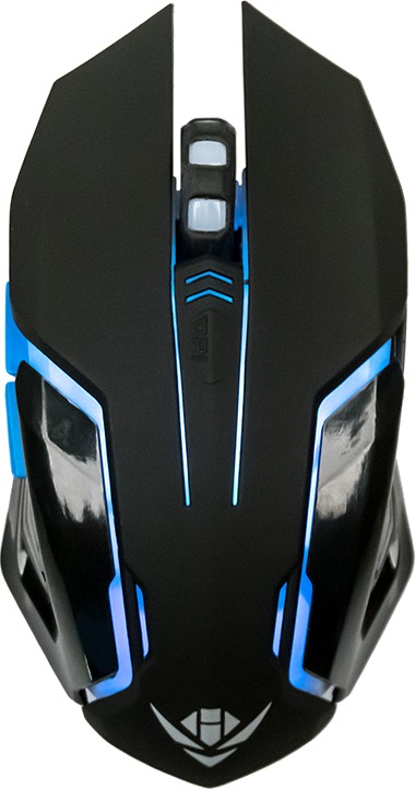 

Мышь беспроводная Nakatomi MROG-20UR, 1600dpi, оптическая светодиодная, USB, черный (MROG-20UR), MROG-20UR
