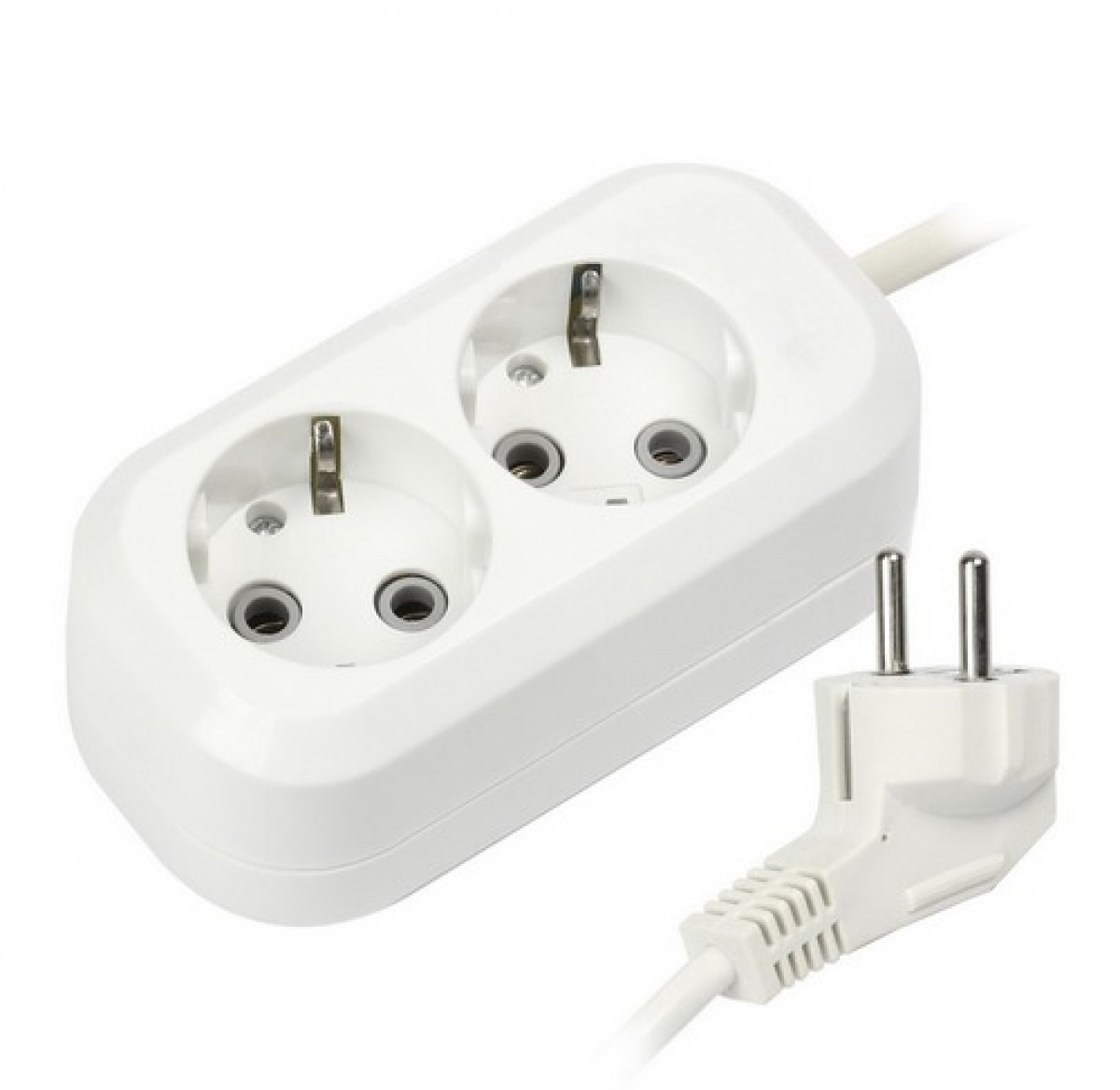 

Удлинитель Smartbuy, 2-розетки, 5м, белый (SBE-16-2-05-Z)