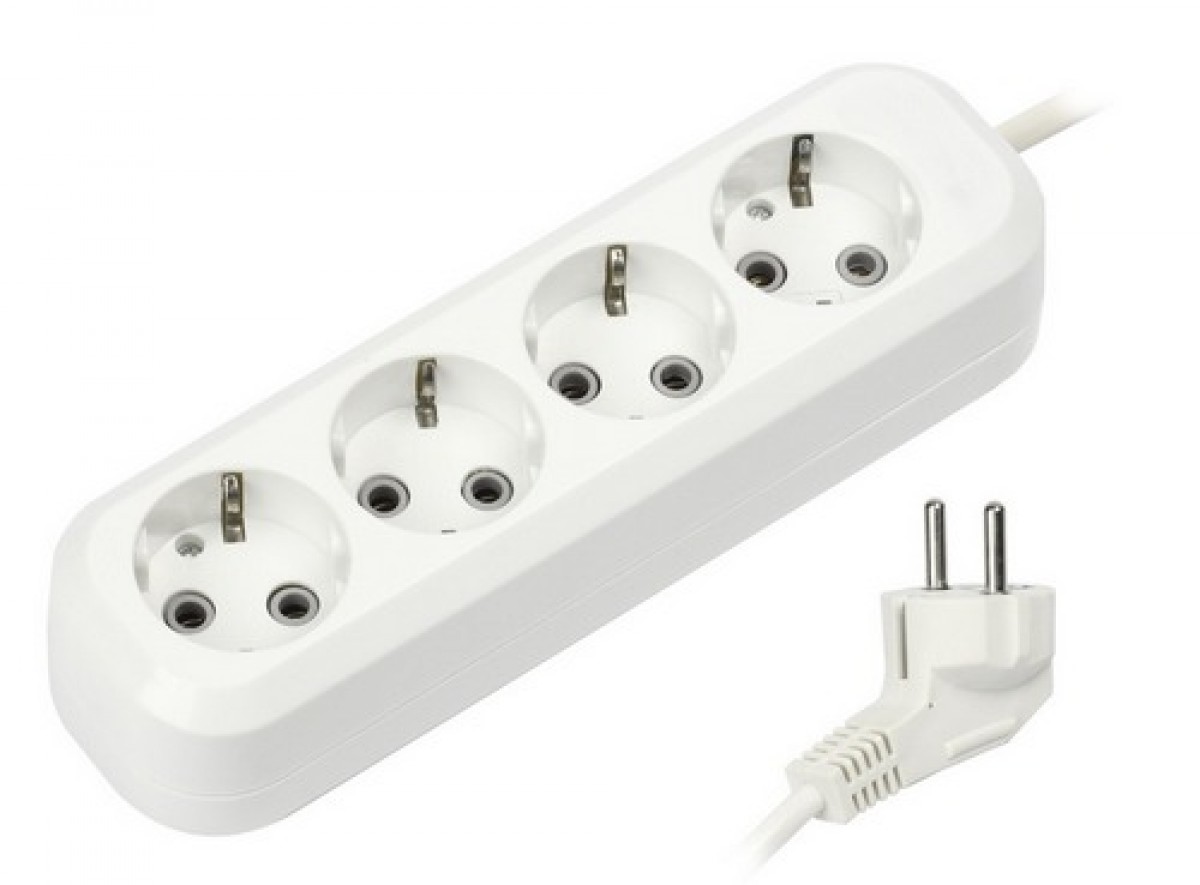 

Удлинитель Smartbuy, 4-розетки, 2м, белый (SBE-16-4-02-Z)