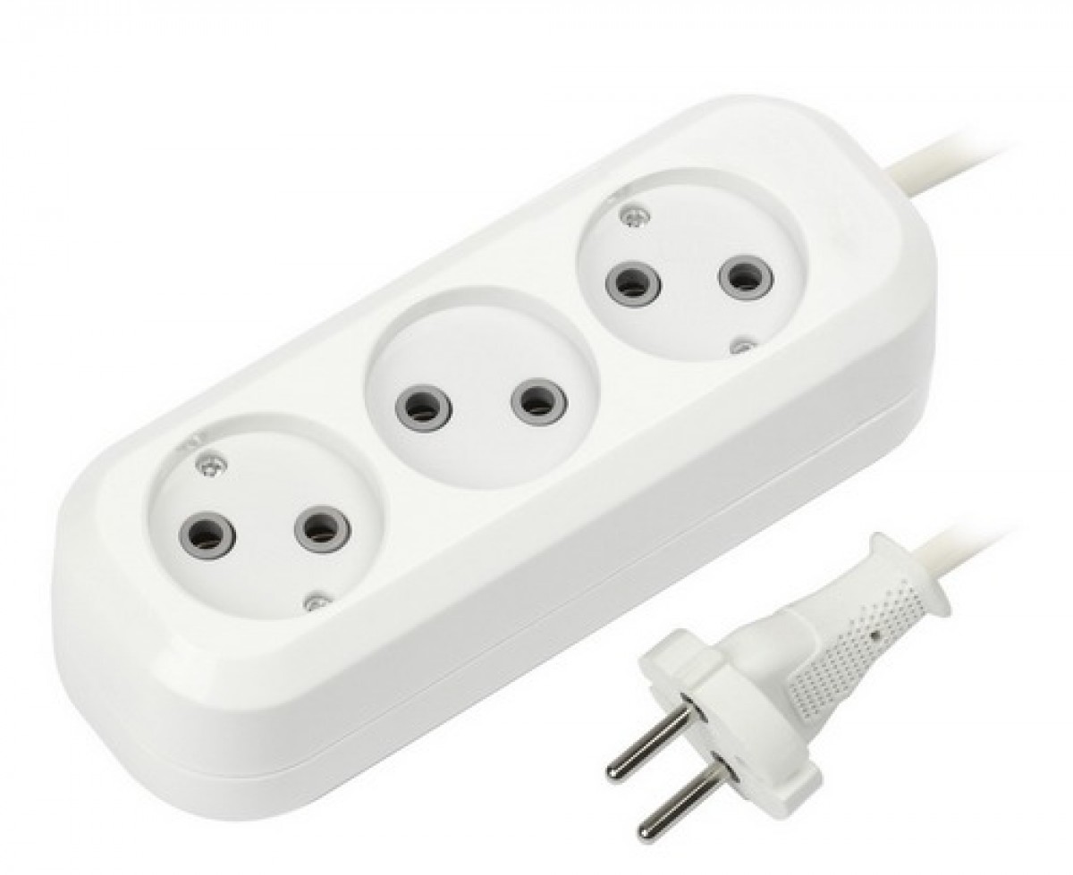 

Удлинитель Smartbuy, 3-розетки, 2м, белый (SBE-10-3-02-N)