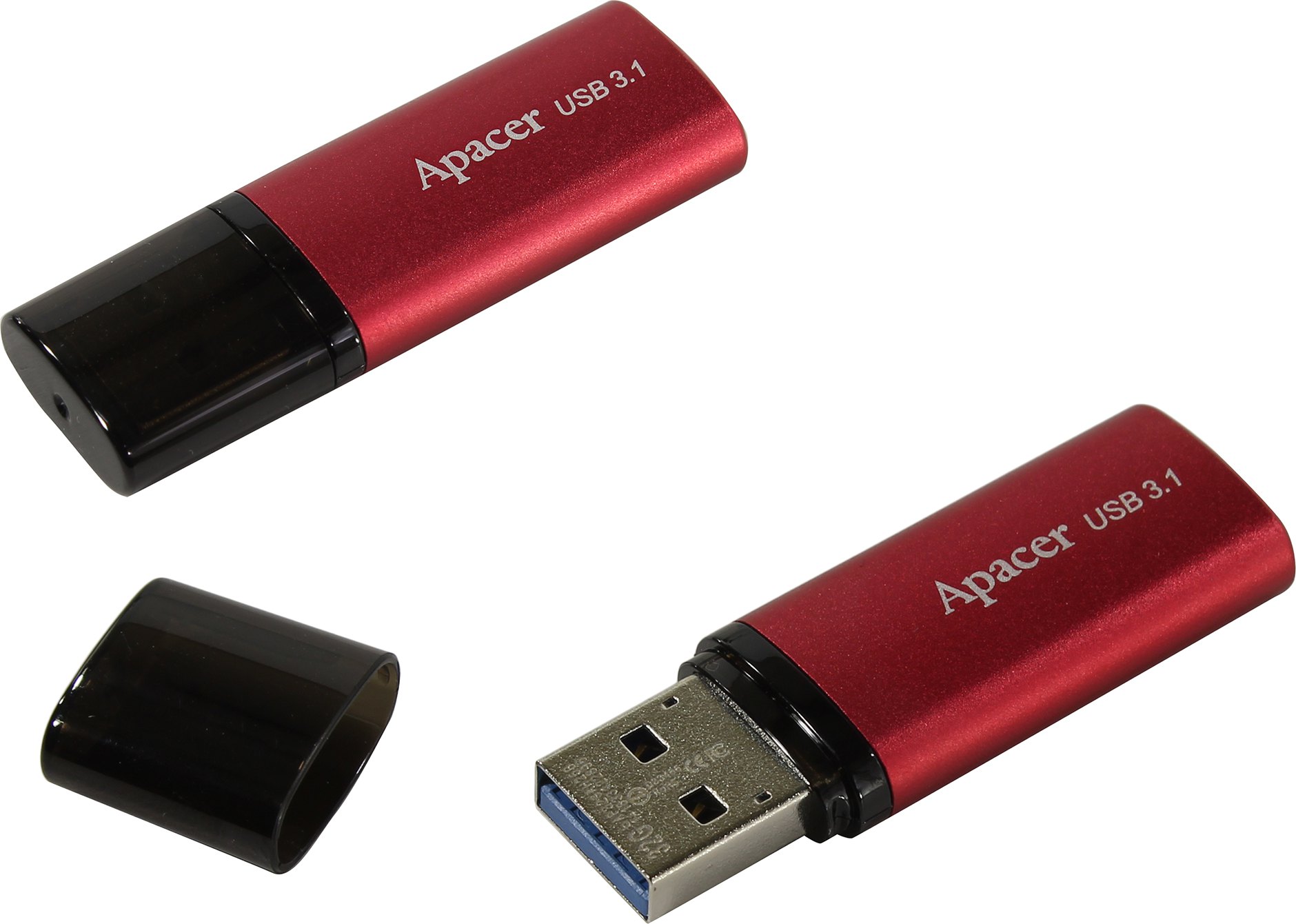 Флешка 32Gb USB 3.1 Apacer AH25B, красный (AP32GAH25BR-1)