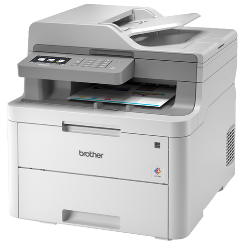 

МФУ светодиодный Brother DCP-L3550CDW, A4, цветной, 18стр/мин (A4 ч/б), 18стр/мин (A4 цв.), 2400x600dpi, дуплекс, АПД-50 листов, сетевой, Wi-Fi, USB (DCPL3550CDWR1), DCP-L3550CDW