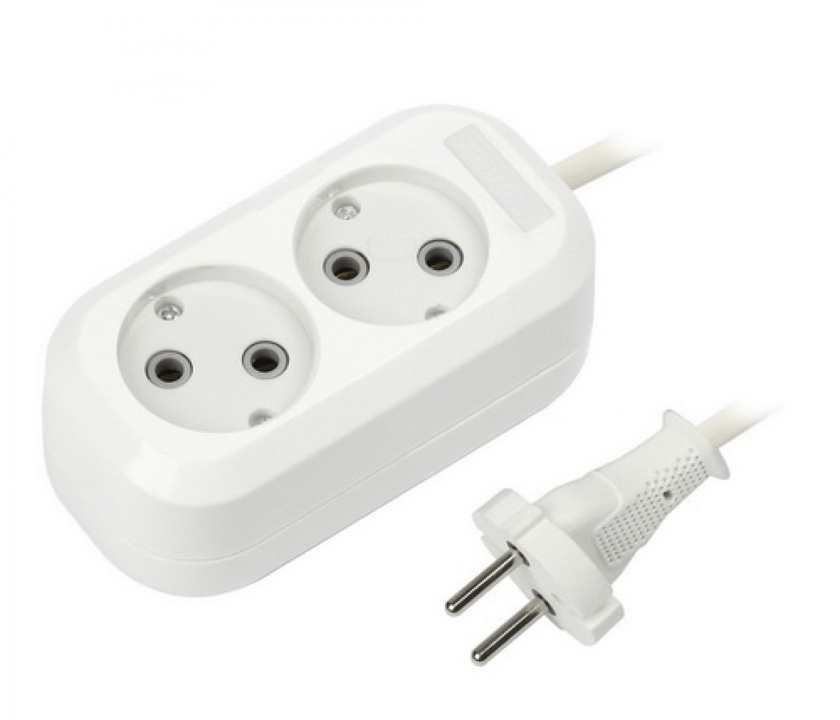 

Удлинитель Smartbuy, 2-розетки, 2м, белый (SBE-10-2-02-N)