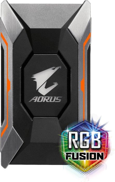 

Мост SLI Gigabyte Aorus RGB SLI-HB-Bridge 2-Slot (GC-A2WAYSLIL RGB), Черный/серый, Aorus RGB SLI-HB-Bridge 2-Slot