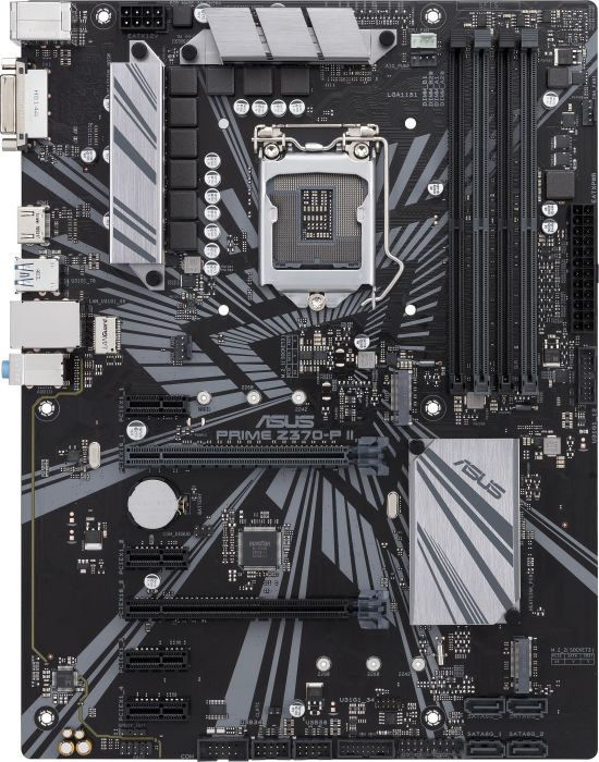 Материнская плата ASUS PRIME Z370-P II, Socket1151v2, Intel Z370, ATX