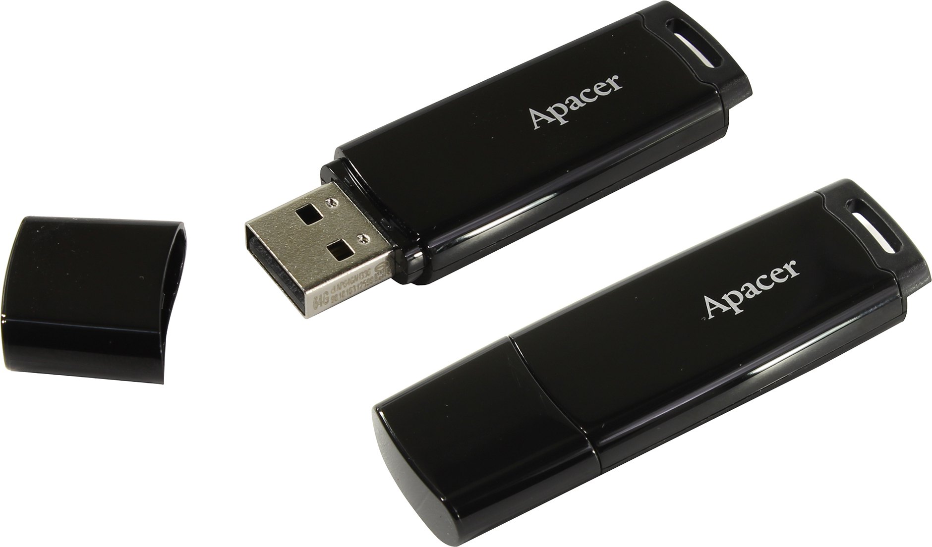 Флешка 64Gb USB 2.0 Apacer AH336, черный (AP64GAH336B-1)