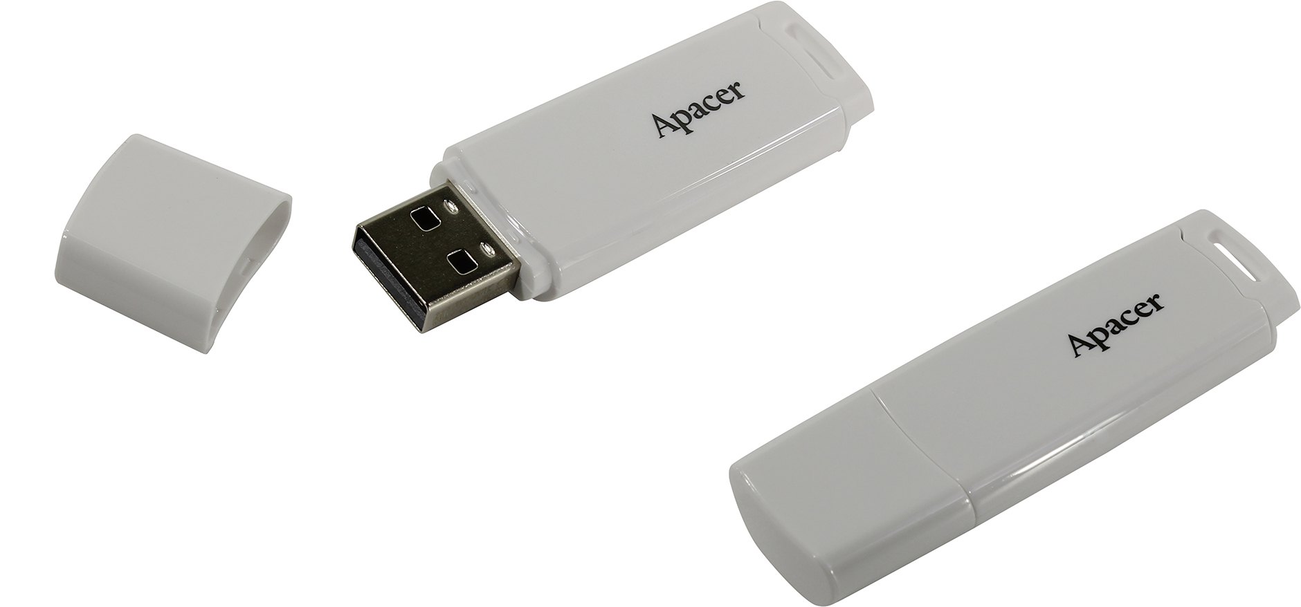 Флешка 64Gb USB 2.0 Apacer AH336, черный (AP64GAH336W-1)