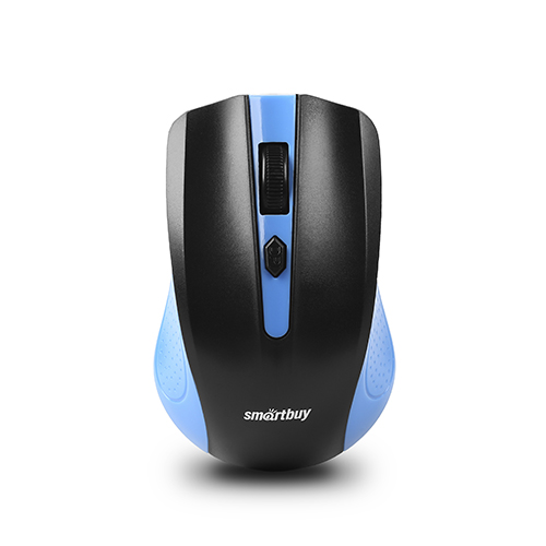 

Мышь беспроводная SmartBuy ONE, 1600dpi, оптическая светодиодная, USB, черный/синий (SBM-352AG-BK), ONE