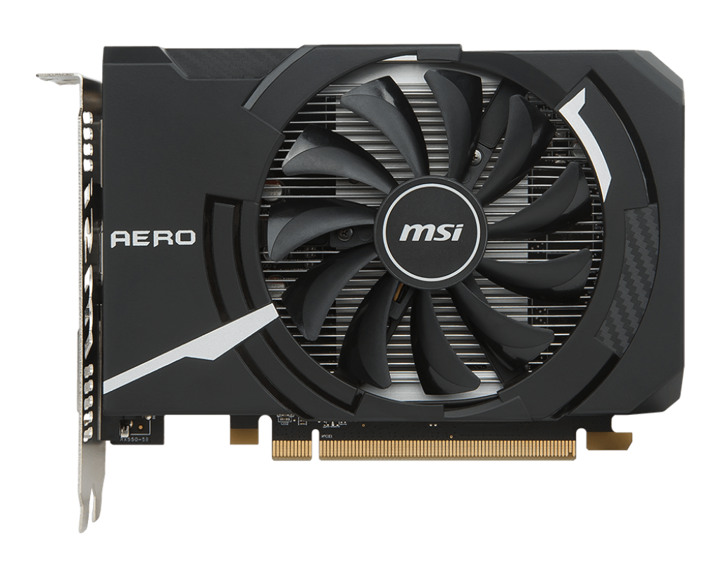 Видеокарта MSI AMD Radeon RX 550 4Gb DDR5 (RX 550 AERO ITX 4G OC)