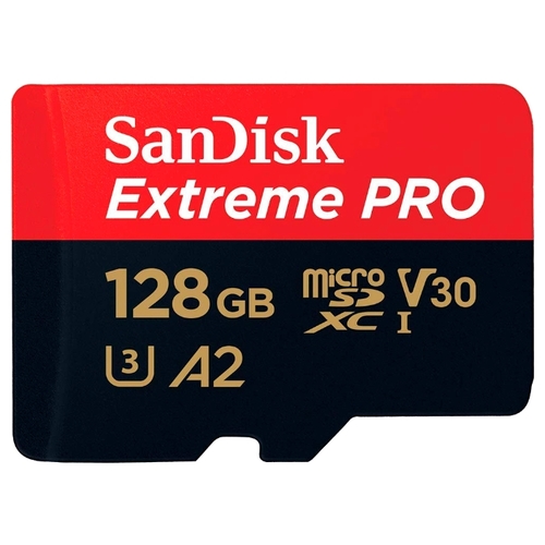 

Карта памяти 128Gb microSDXC Sandisk Extreme Pro Class 10 UHS Class 3, UHS-I + адаптер (SDSQXCY-128G-GN6MA), SDSQXCY-128G-GN6MA