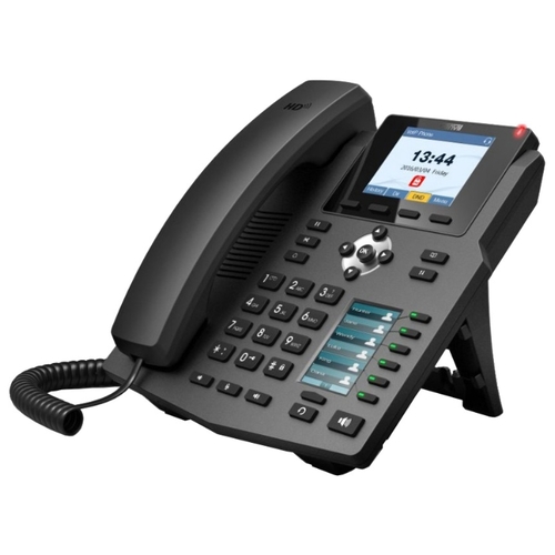 

VoIP-телефон Fanvil X4G, 4 линии, цветной дисплей, PoE, черный, X4G