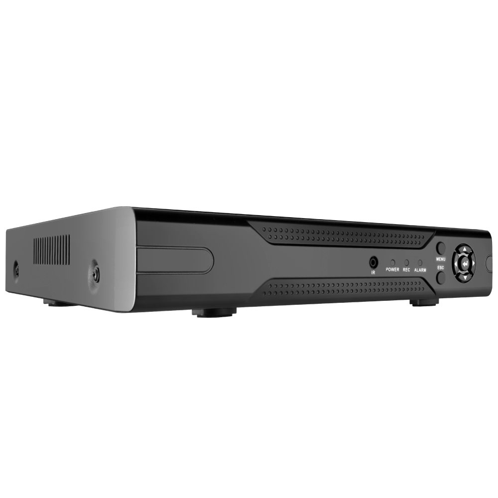 

Гибридный видеорегистратор (XVR/HVR) Ginzzu HD-410, каналов: 4, до 25 кадров/с, отсеков HDD: 1, IP/AHD/аналоговые, HD-410