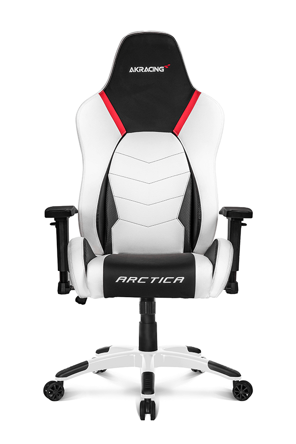 Кресло игровое AKRACING Arctica, белый/черный