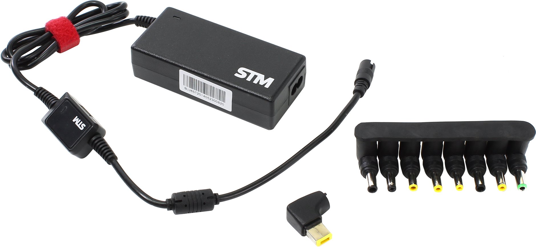 Адаптер питания STM BLU 65, 15-20V, 65W, USB +9 сменных разъемов питания