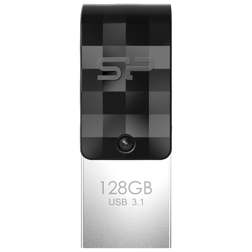 

Флешка 128Gb USB 3.1/USB Type-C Silicon Power Mobile C31, черный (SP128GBUC3C31V1K), Mobile C31