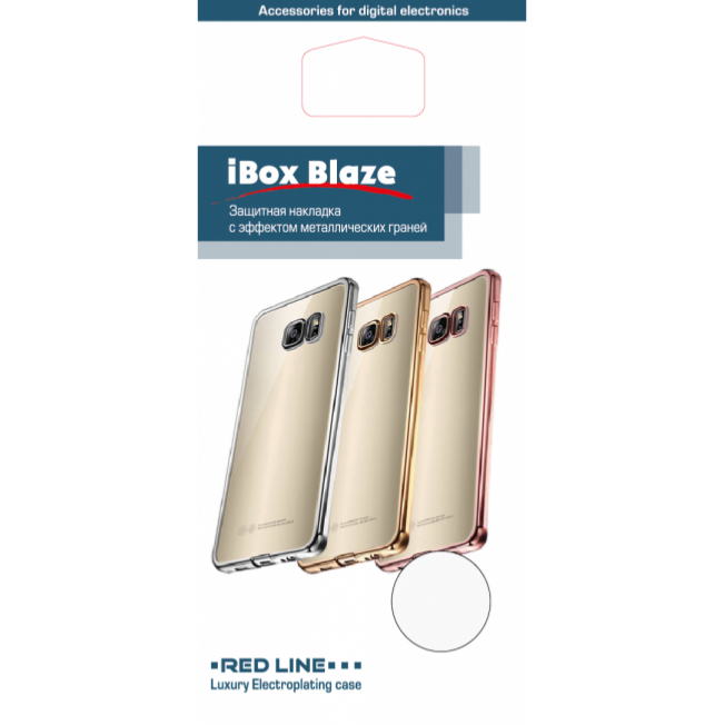 

Чехол-накладка Red Line iBox Blaze для смартфона Xiaomi Redmi Note 5, силикон, прозрачный/черный