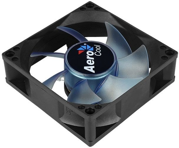 

Вентилятор AeroCool Motion 8 Blue-3P, 80 мм, 2000rpm, 25.3 дБ, 3-pin, 1шт, синяя подсветка, Motion 8 Blue-3P
