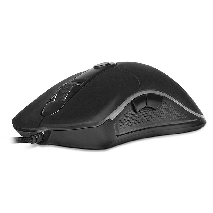 Мышь проводная Sven RX-G940, 6000dpi, оптическая светодиодная, USB, черный (SV-016395) - фото 1