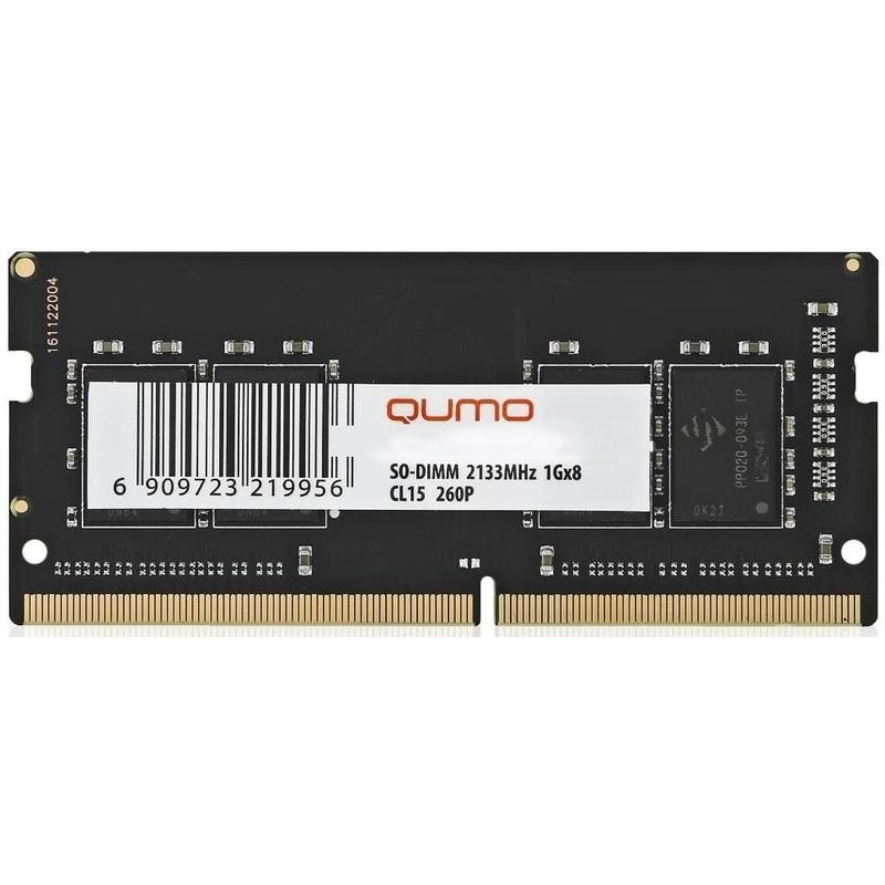 

Память DDR4 SODIMM 4Gb, 2133MHz, CL15, 1.2 В, Qumo (QUM4S-4G2133С15), QUM4S-4G2133С15