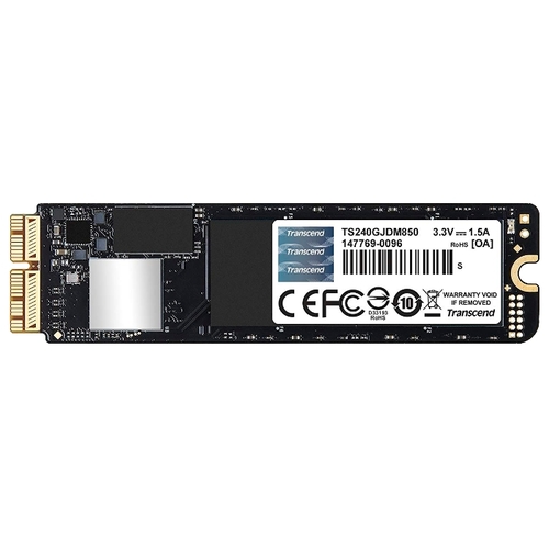 Твердотельный накопитель (SSD) Transcend 240Gb JetDrive 850, 2280, M.2, NVMe (TS240GJDM850) (для Apple Mac)