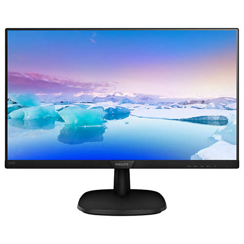 

Монитор 21.5" Philips 223V7QSB(10/62) IPS, 1920x1080 (16:9), 250кд/м2, 5мс, VGA, черный, 223V7QSB(10/62)