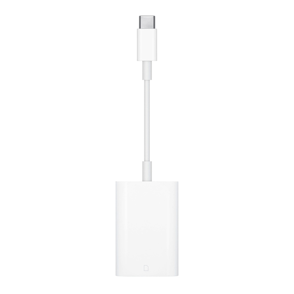 

Адаптер USB Type-C-SD-card, Apple, для чтения SD-карт, 20см, белый (MUFG2ZM/A), MUFG2ZM/A