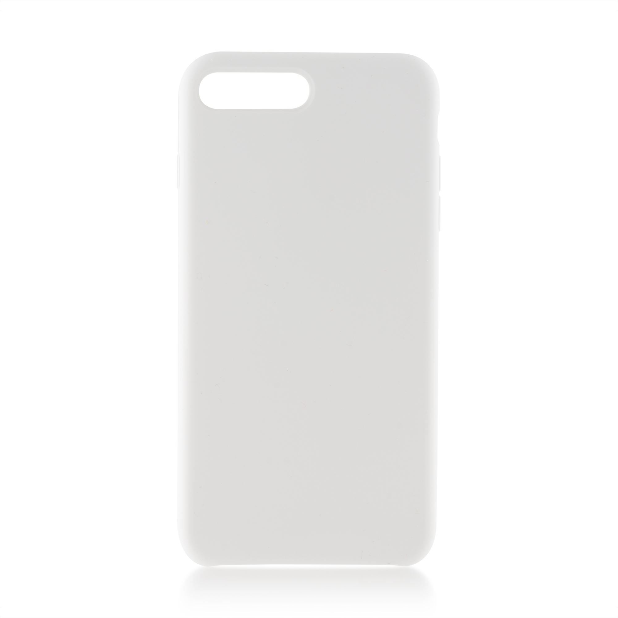Чехол BROSCO Softrubber для смартфона Apple iPhone 8 Plus, soft-touch, белый (IP8P-SOFTRUBBER-WHITE)