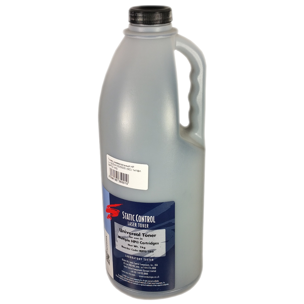 Тонер Static Control MPT5-1KG, канистра 1 кг, черный