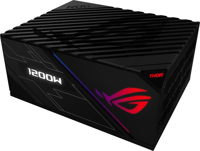 

Блок питания 1.2кВт ATX ASUS ROG THOR, 135 мм, 80 Plus Platinum (90YE0080-B001N0), ROG THOR