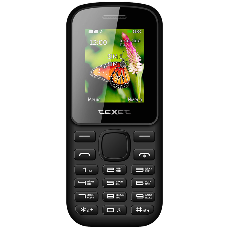 

Мобильный телефон teXet TM-130, 1.77" 160x128 TN, BT, 2-Sim, 600 мА·ч, черный/красный, TM-130
