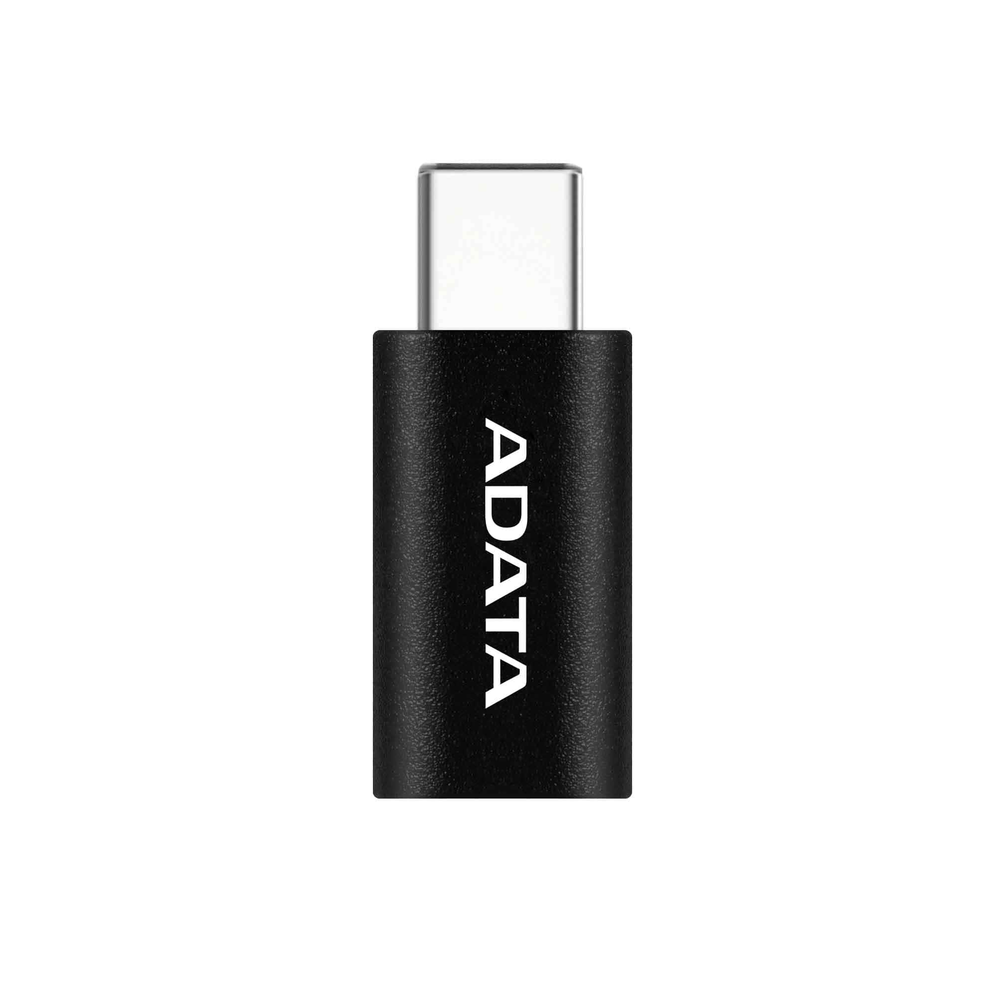 Переходник micro USB-USB Type-C, ADATA, материал пластик, черный (ACM2ADPPL-RBK)