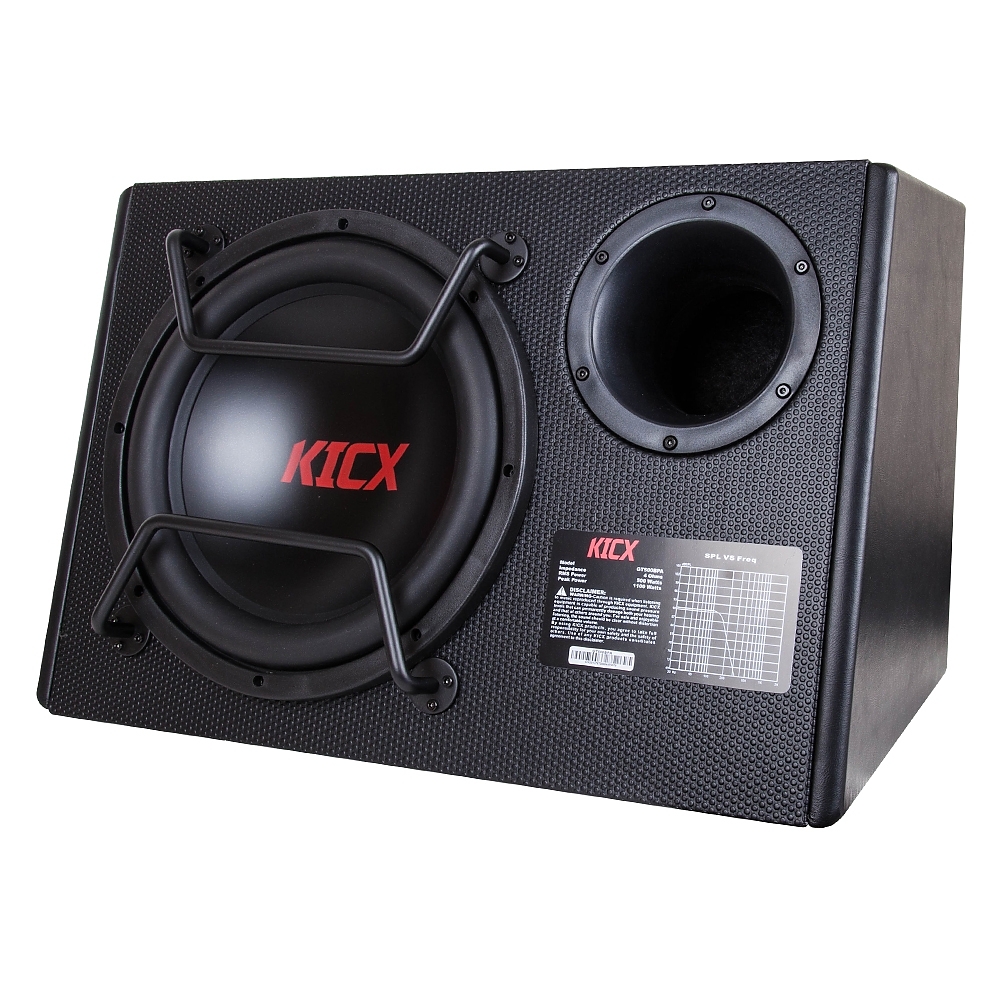 Автомобильный сабвуфер Kicx GT500BPA, 30 см (12"), 500 Вт (1.1 кВт)