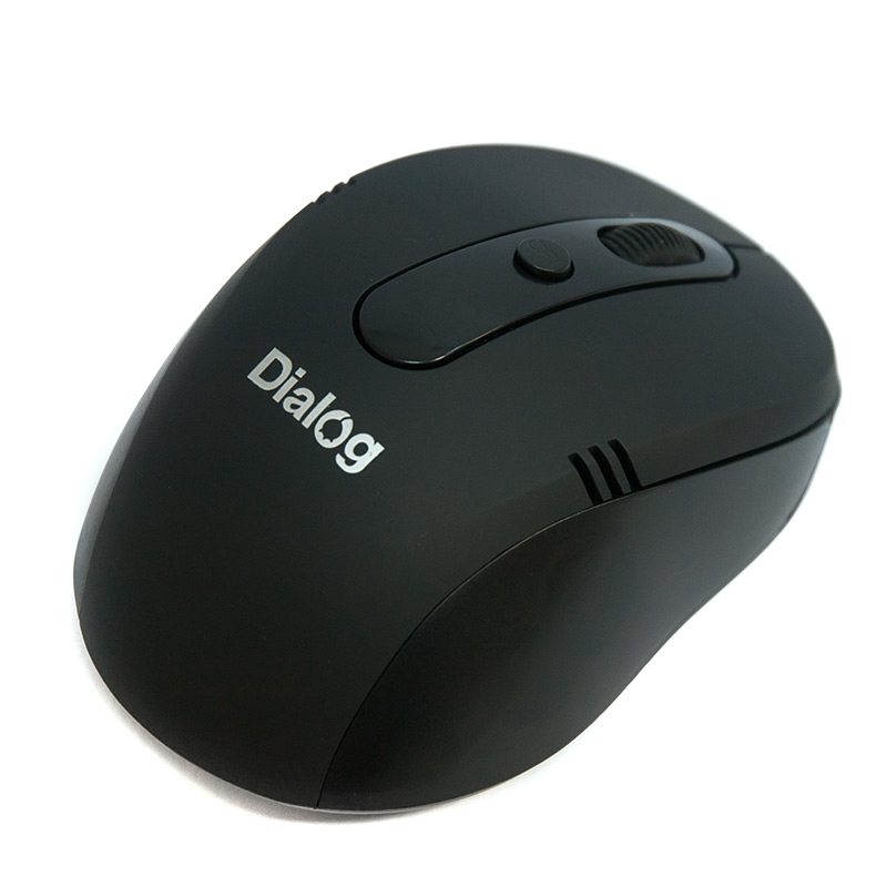 Мышь беспроводная Dialog MROP-03U, 1600dpi, черный